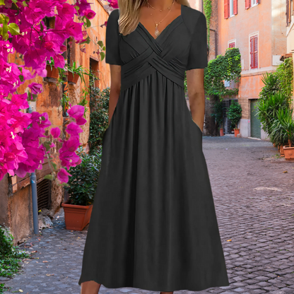 Alina™ | Elegant Midi Dress