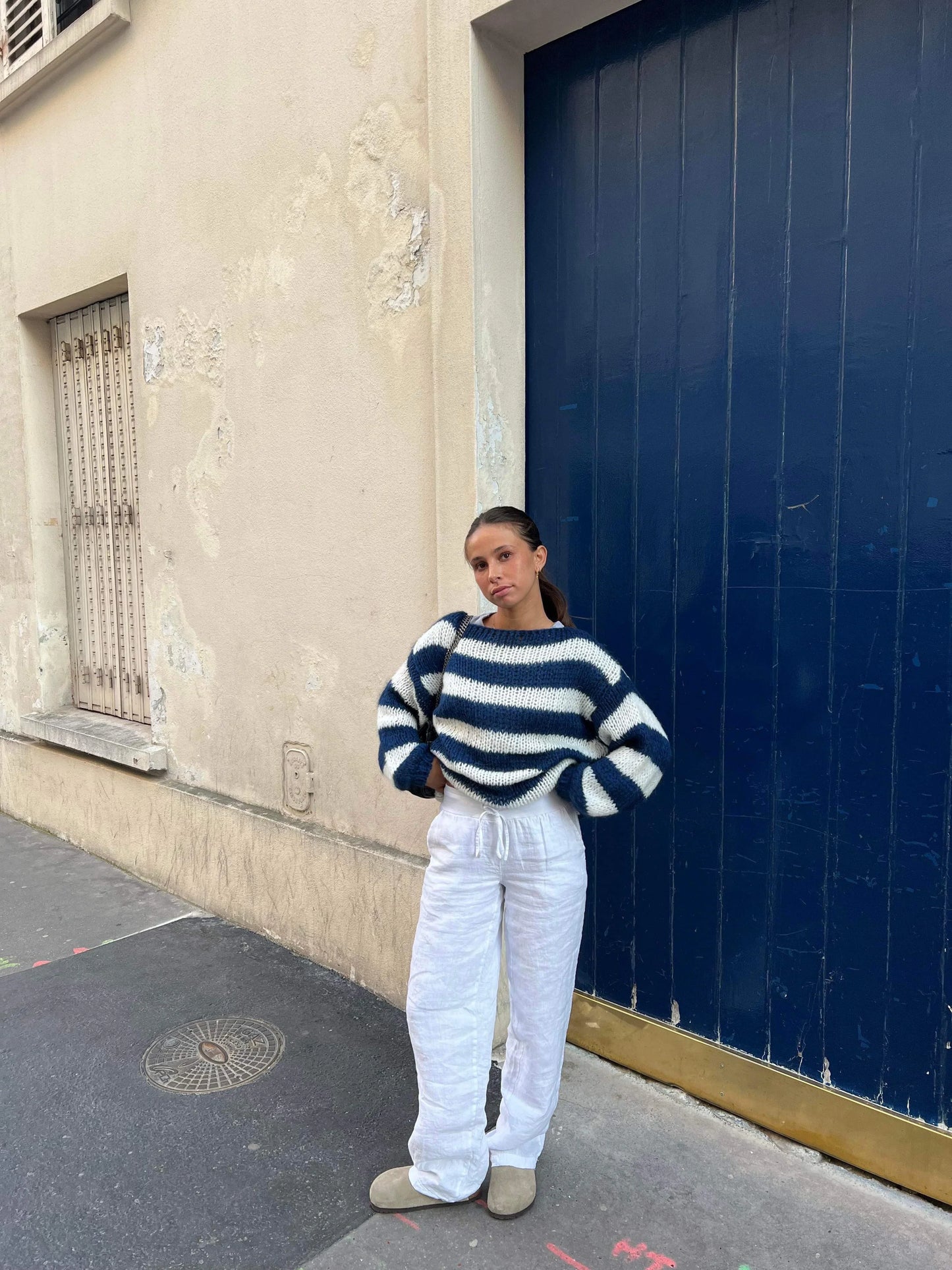 HANNAH | STRIPED KNIT SWEATER