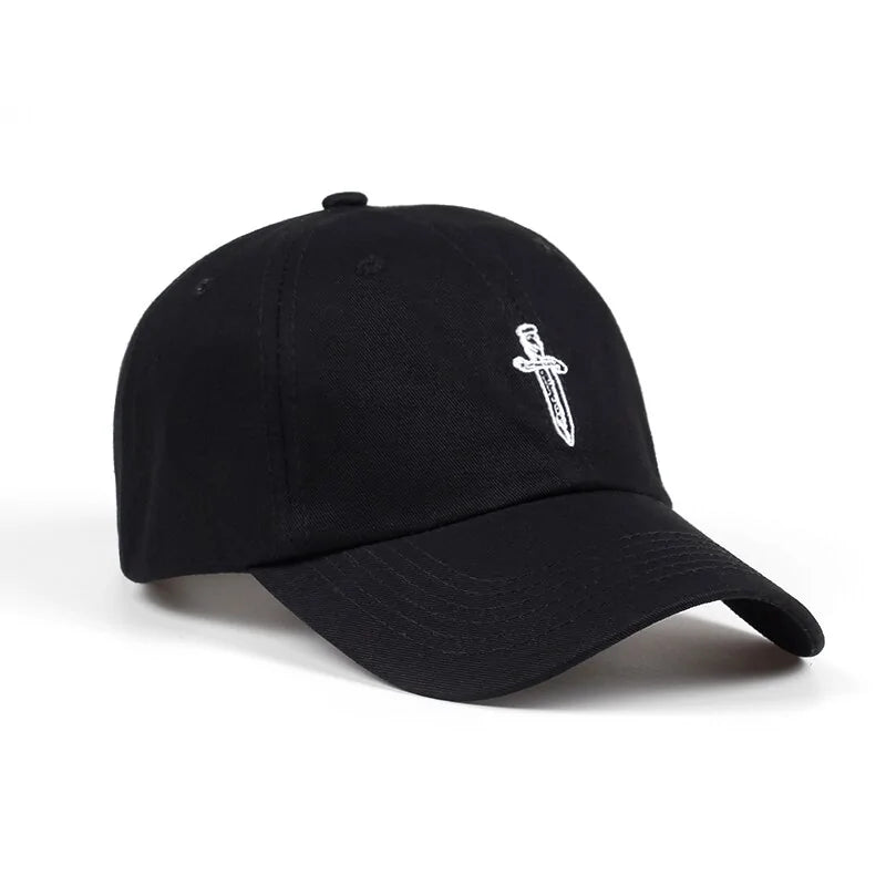 Cotton Baseball Cap | Sword Embroidery