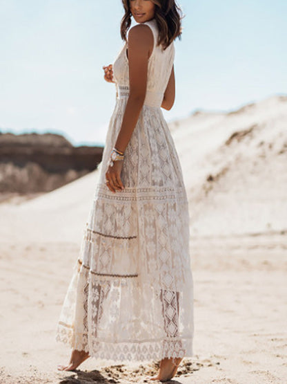 Marina™ | Elegant Boho Maxi Dress