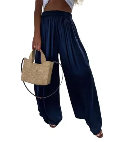 Annabel - Wide-Leg Pants with Elastic Waist