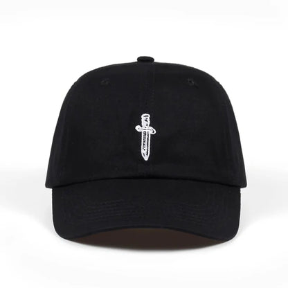 Cotton Baseball Cap | Sword Embroidery