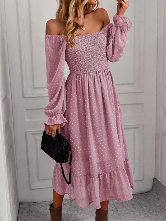 Emily™ | Boho-Chic Ruffle Dress