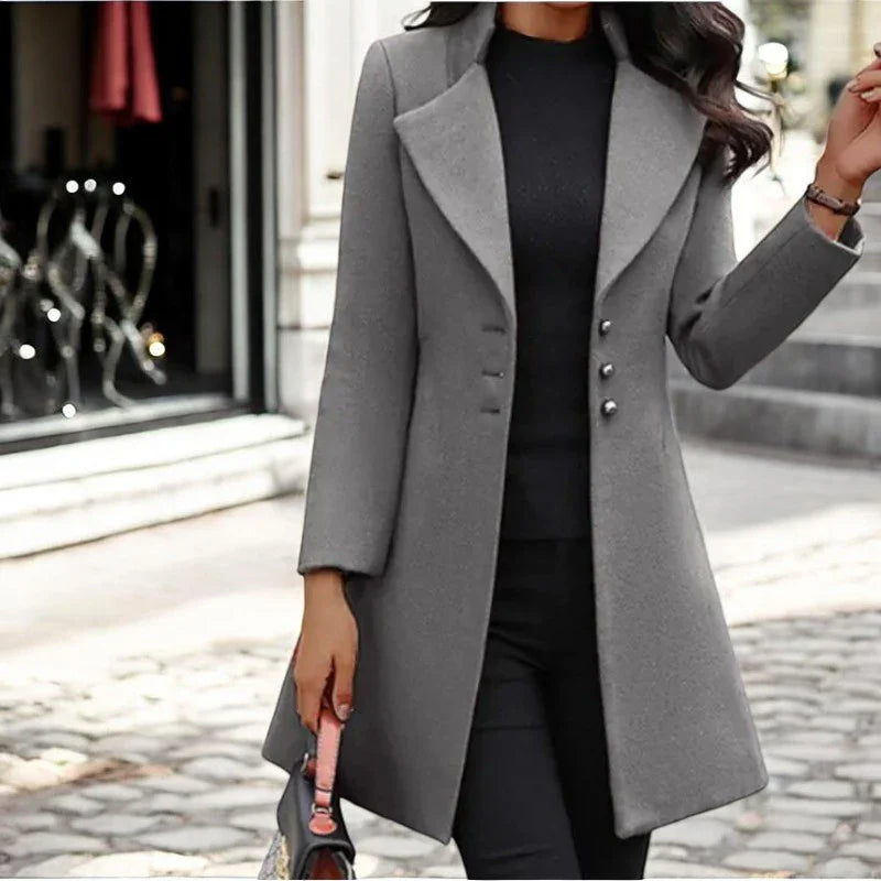 Elizabeth - Elegant Polyester Coat