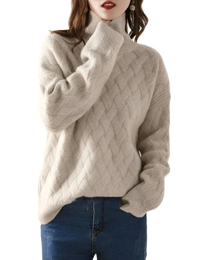 Isabelle™ | Cashmere Turtleneck Sweater