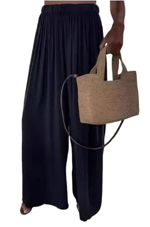 Annabel - Wide-Leg Pants with Elastic Waist